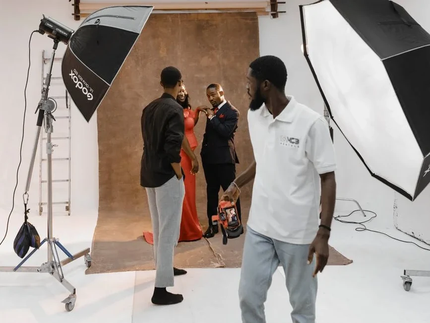 Espace studio pour une séance photo ou une production vidéo